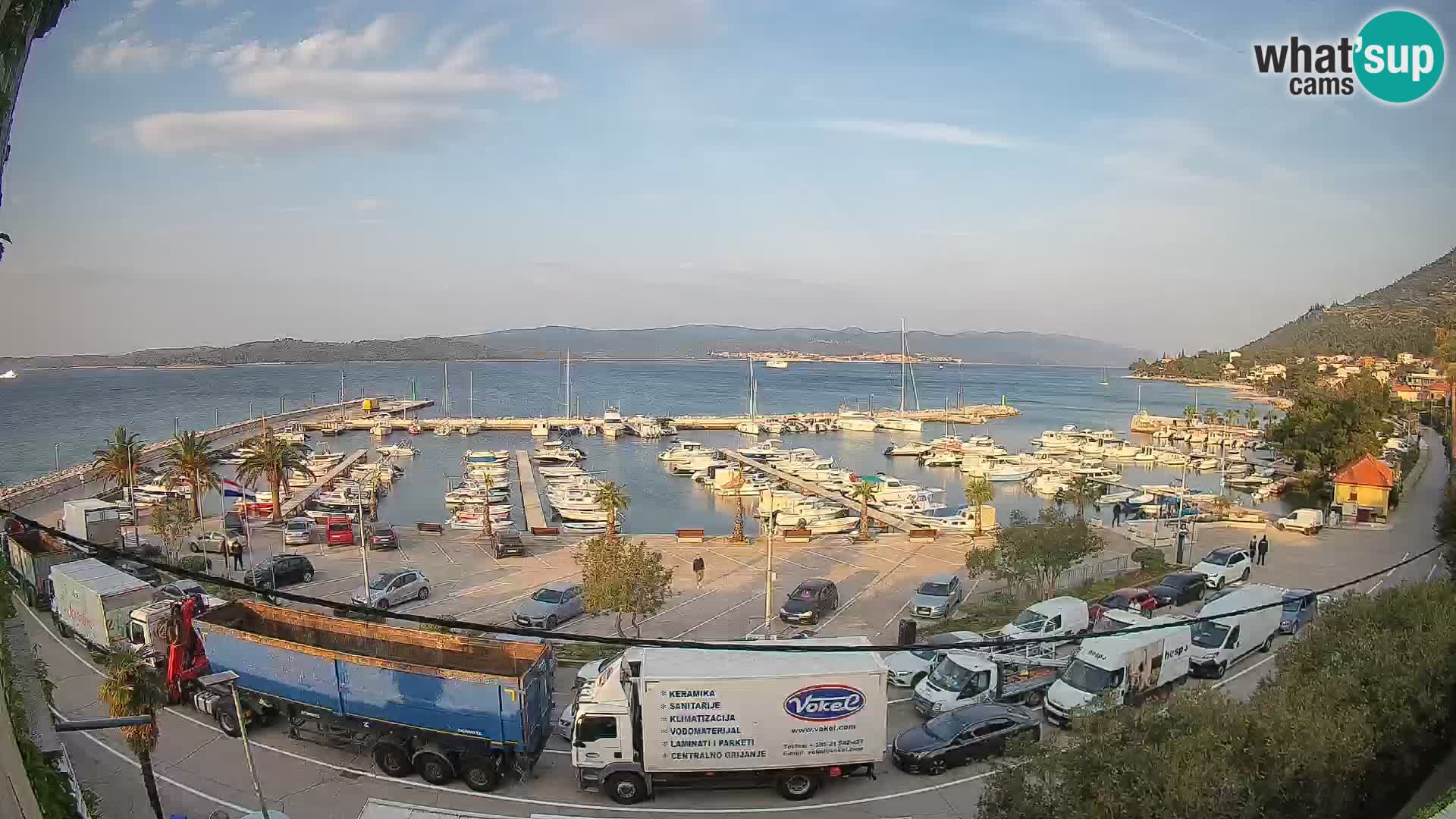 Webcam Orebić Riva – Ferry vers Korčula en direct