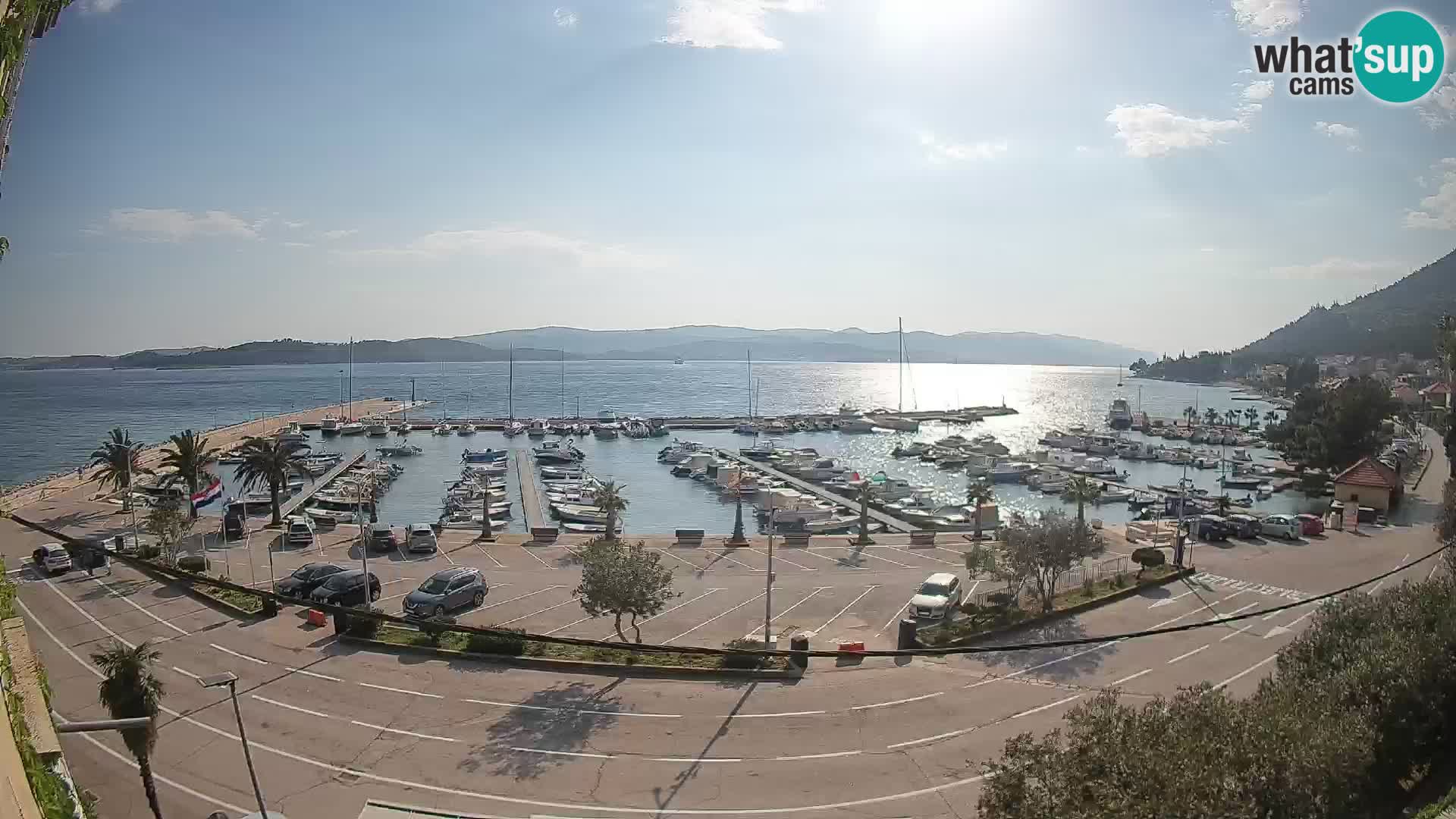 Web kamera Orebić Riva – Trajekt za Korčulu uživo