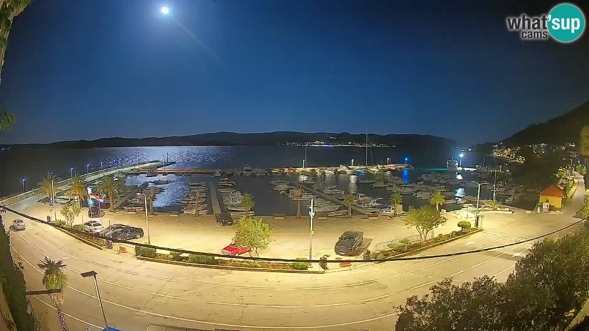 Spletna kamera Orebić Riva – Trajekt za Korčulo v živo