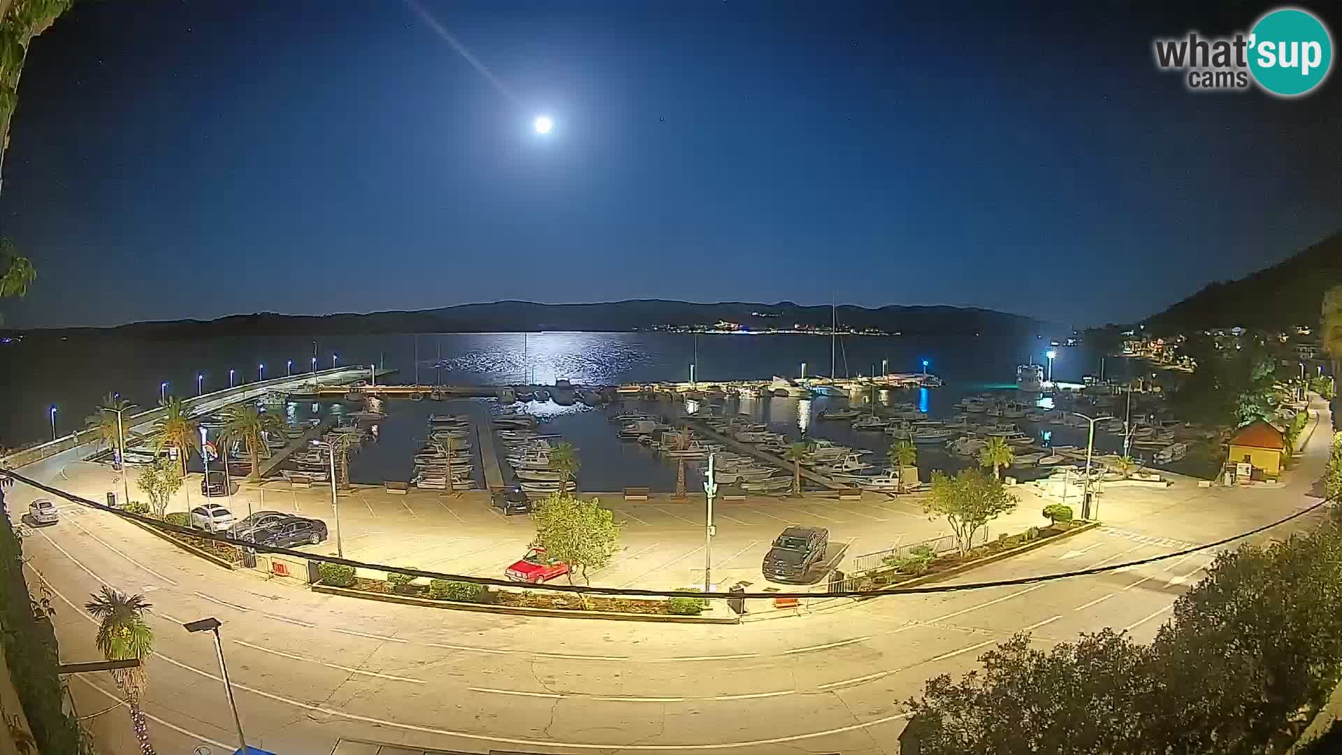 Webcam Orebić Uferpromenade – Fähre nach Korčula Live