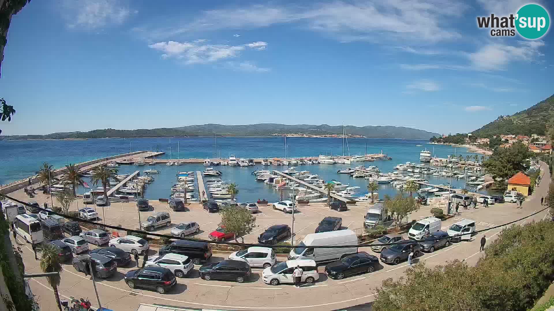 Webcam Orebić Riva – Ferry a Korčula en vivo