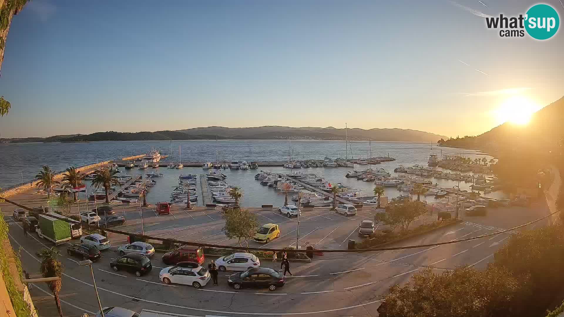 Web kamera Orebić Riva – Trajekt za Korčulu uživo