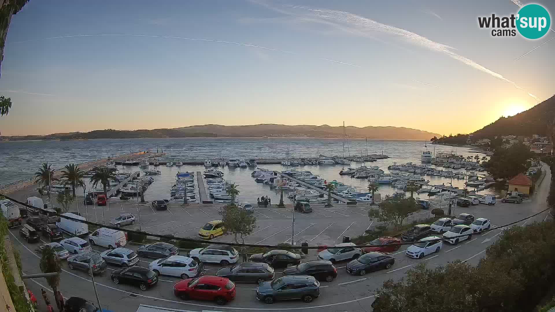 Webcam Orebić Uferpromenade – Fähre nach Korčula Live