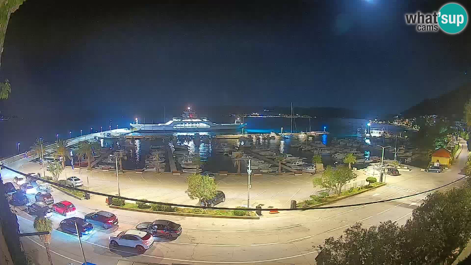 Webcam Orebić Uferpromenade – Fähre nach Korčula Live