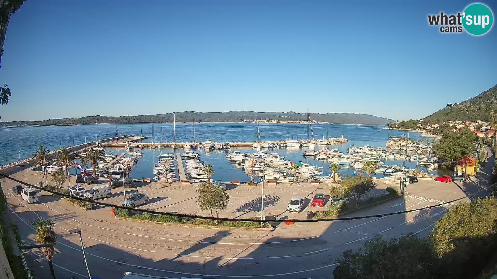 Webcam Orebić Riva – Ferry a Korčula en vivo