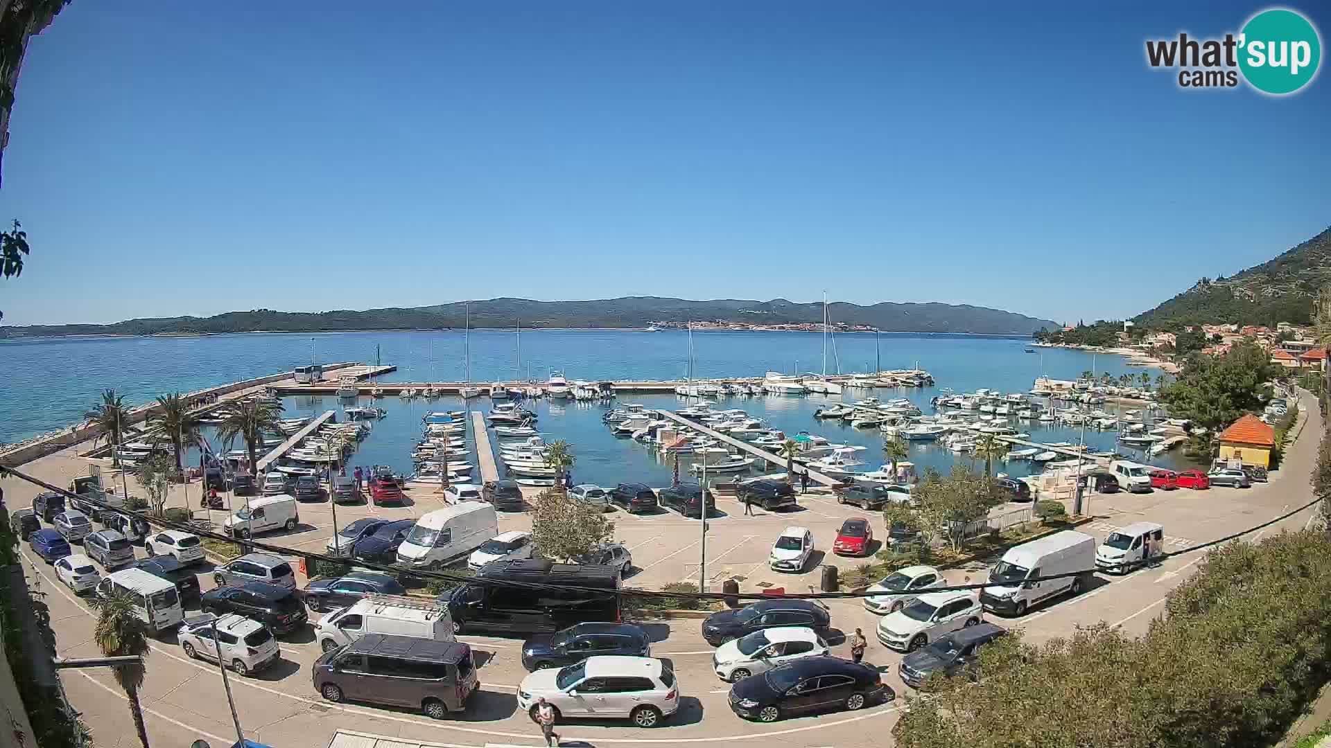 Webcam Orebić Riva – Ferry vers Korčula en direct