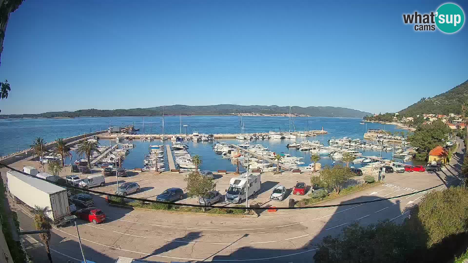 Webcam Orebić Riva – Ferry to Korčula Live