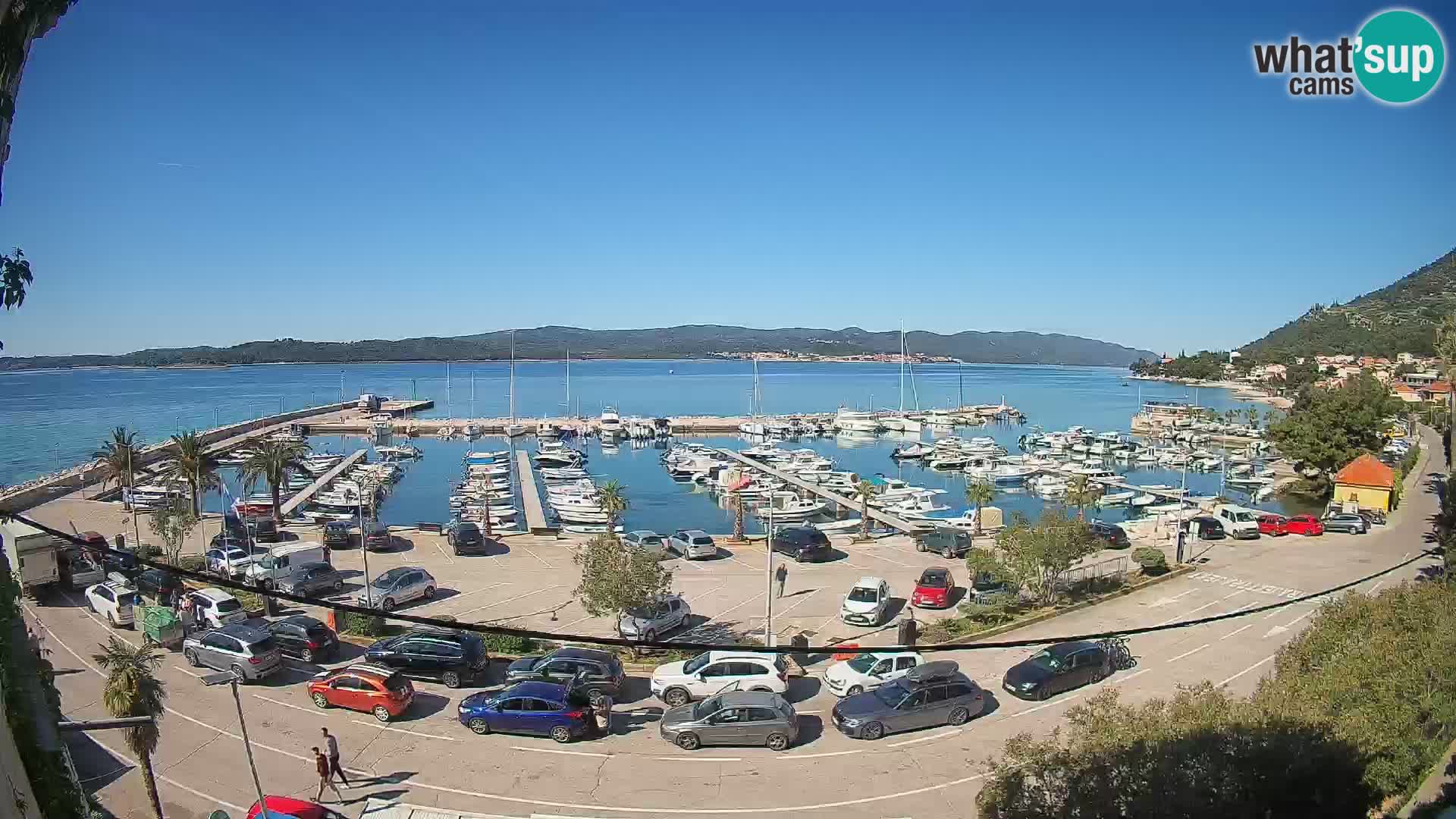 Webcam Orebić Riva – Ferry vers Korčula en direct