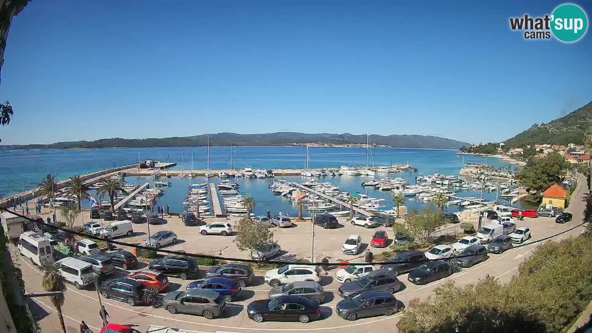 Webcam Orebić Riva – Ferry vers Korčula en direct