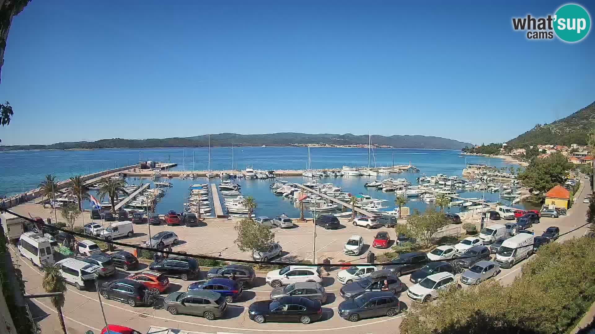 Webcam Orebić Riva – Ferry vers Korčula en direct