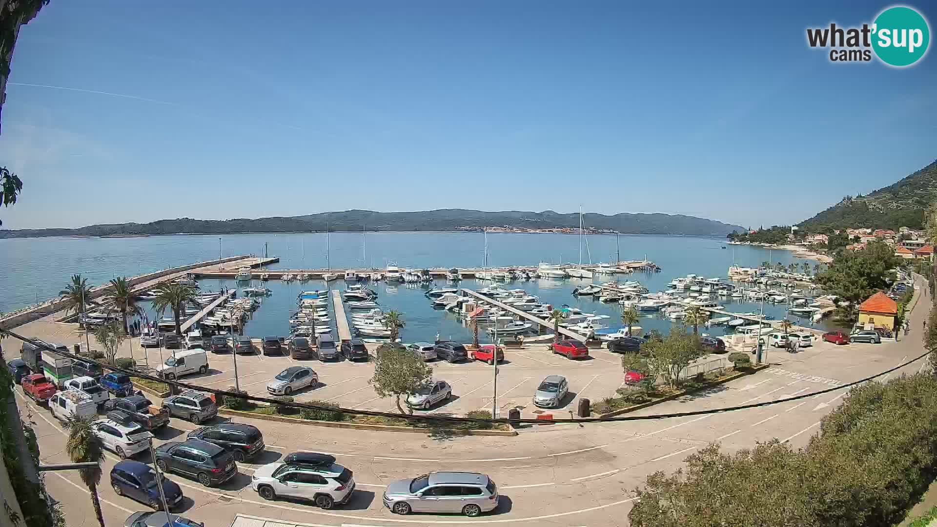 Webcam Orebić Riva – Ferry vers Korčula en direct