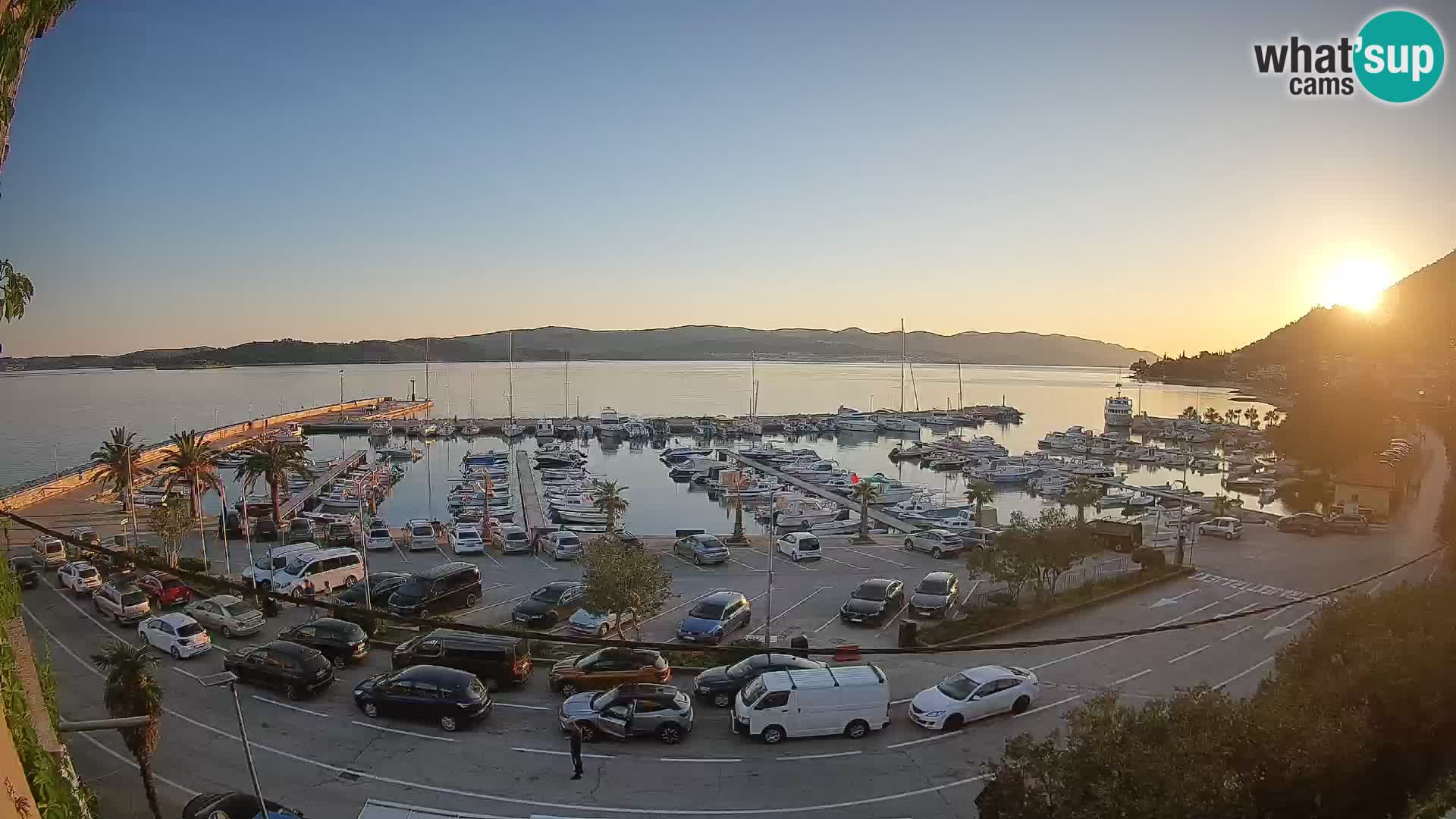 Webcam Orebić Riva – Ferry to Korčula Live