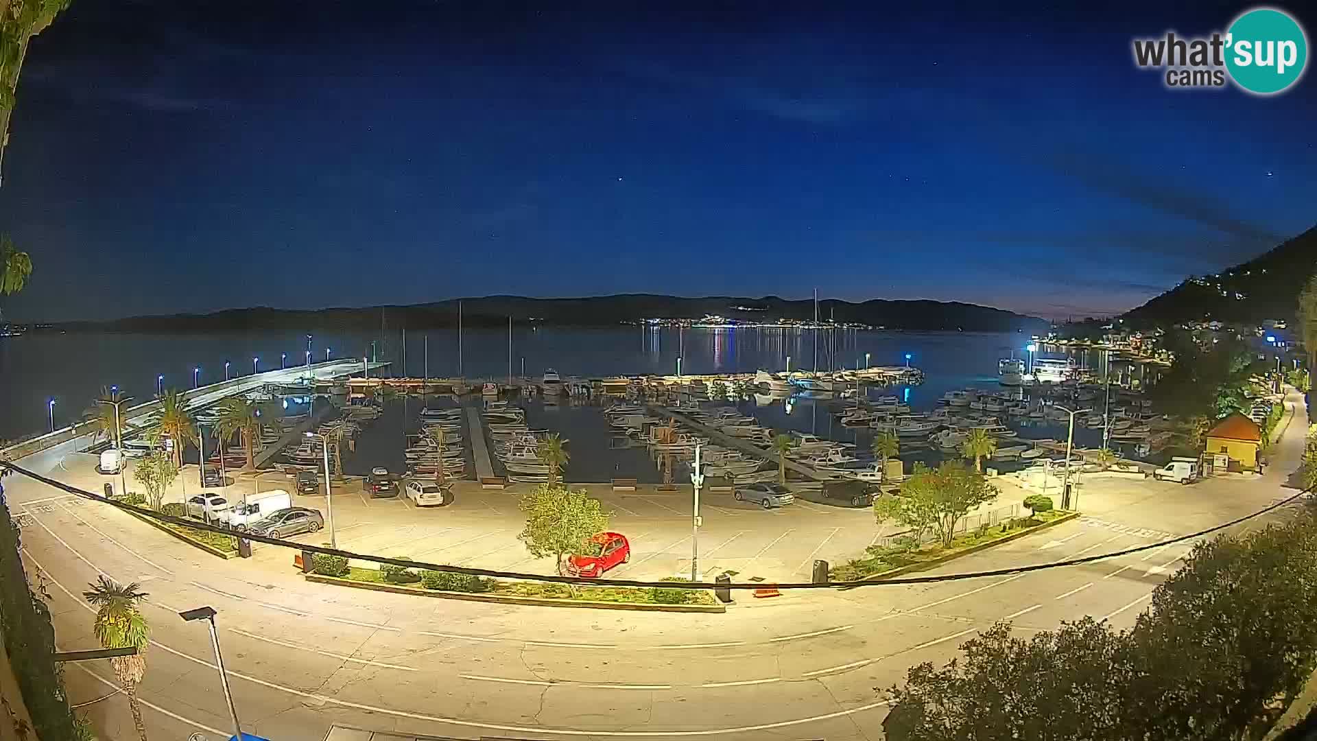 Webcam Orebić Riva – Ferry vers Korčula en direct