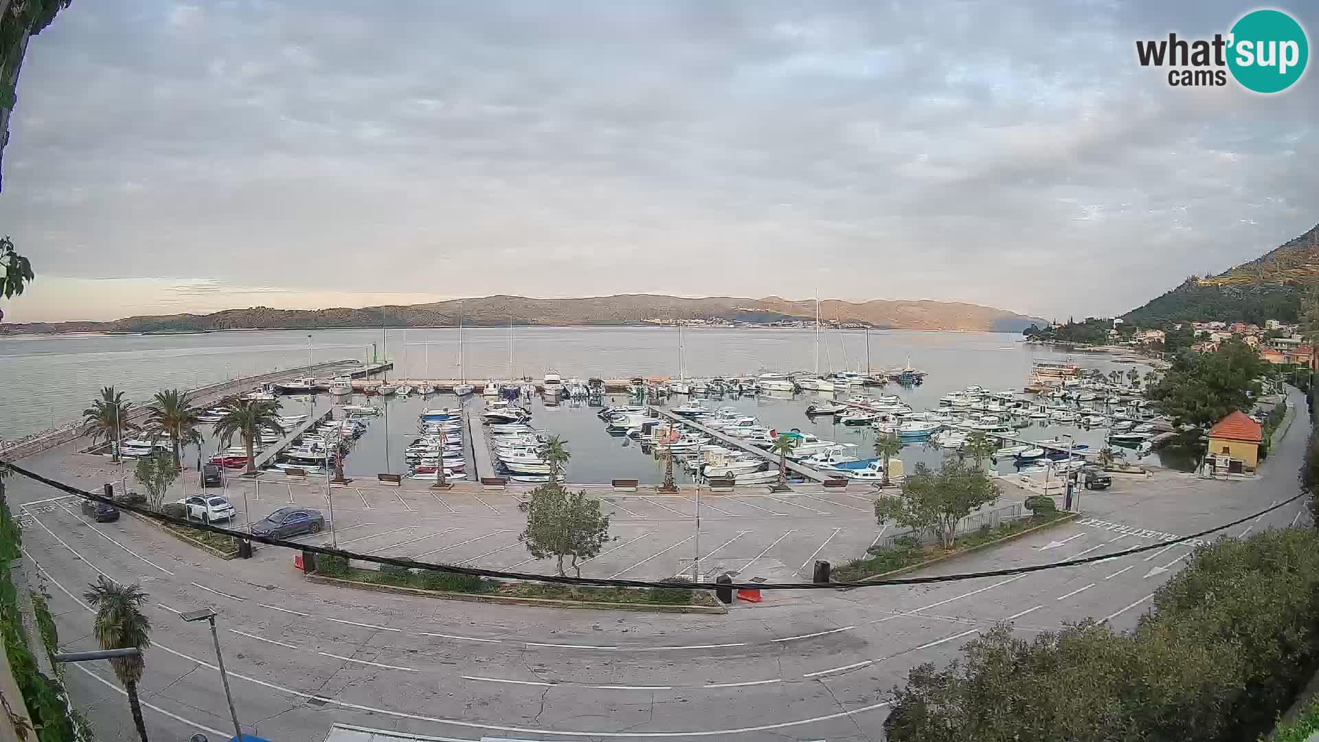 Webcam Orebić Riva – Ferry a Korčula en vivo
