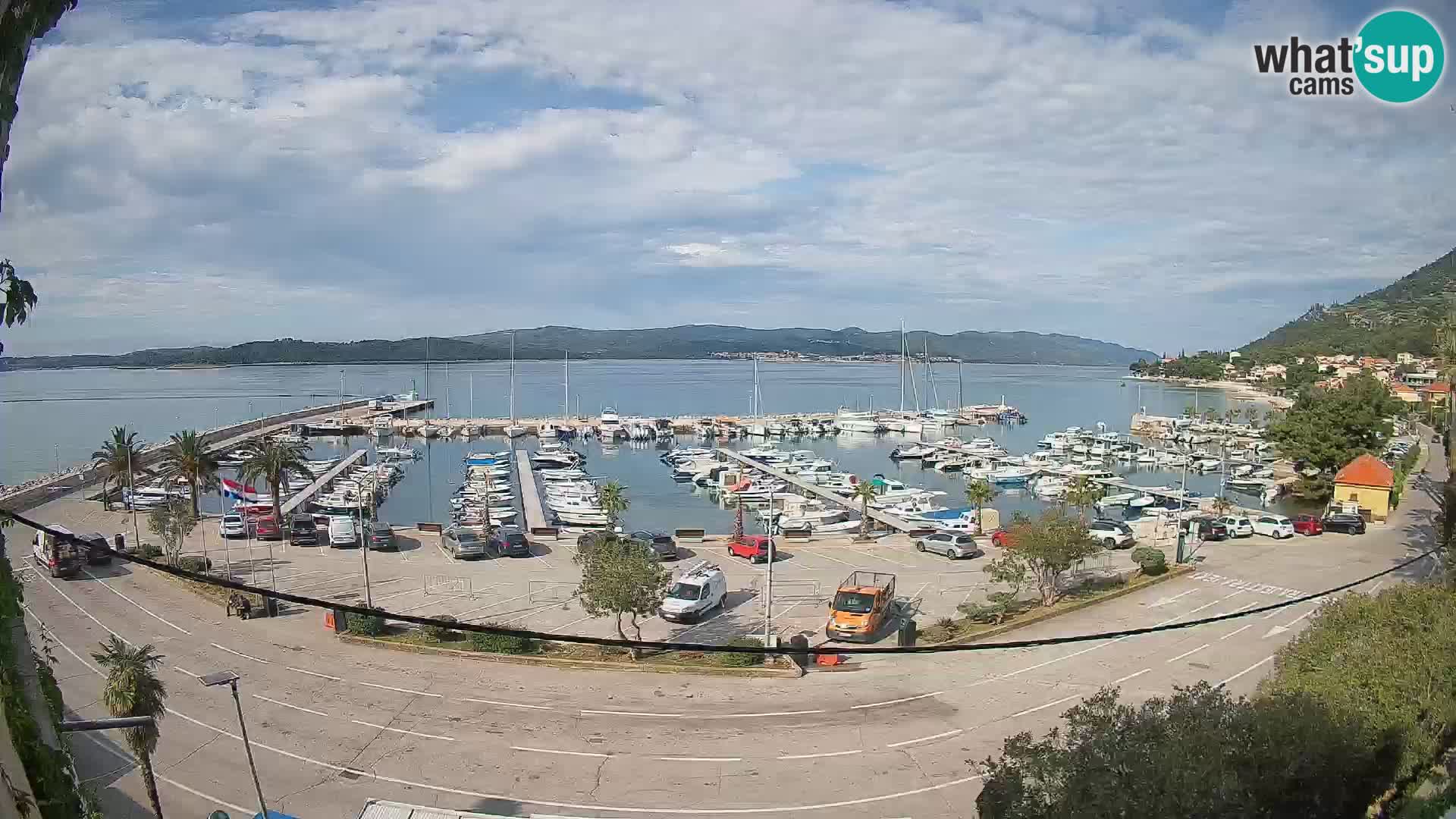 Webcam Orebić Riva – Ferry to Korčula Live