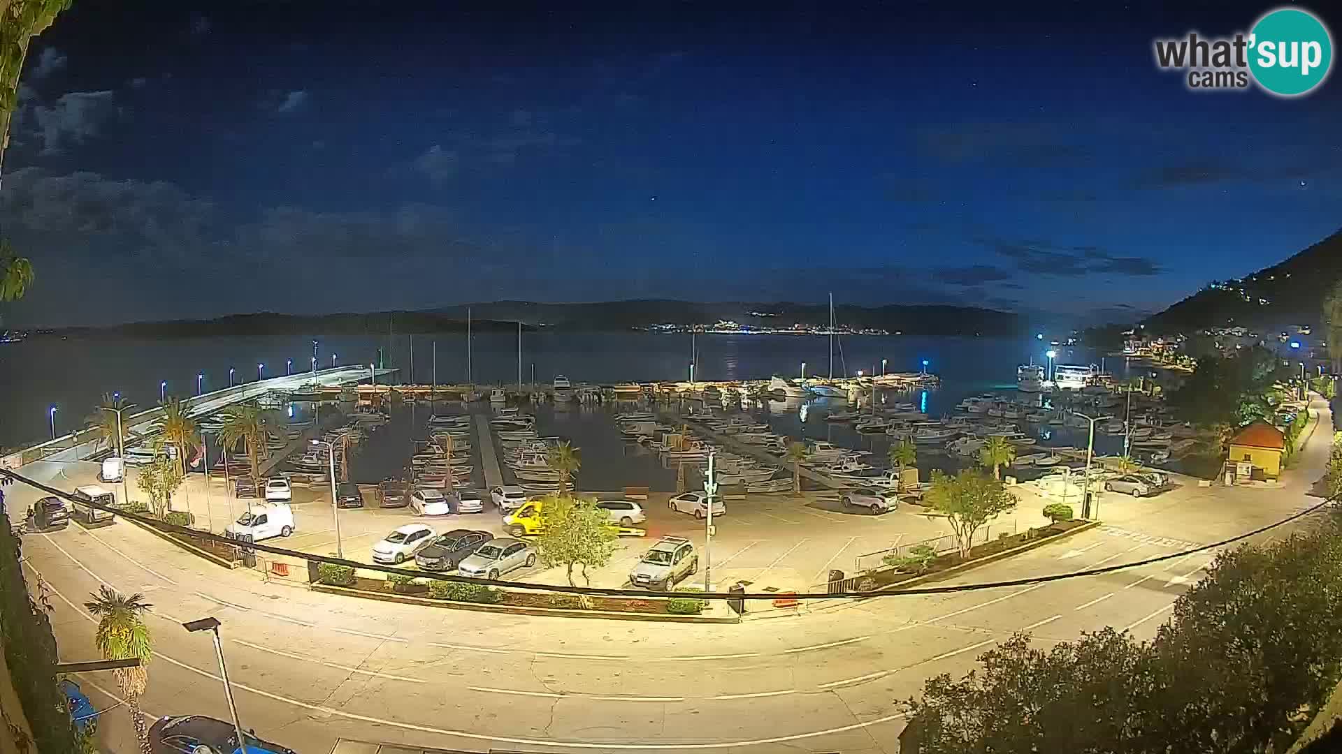 Webcam Orebić Uferpromenade – Fähre nach Korčula Live