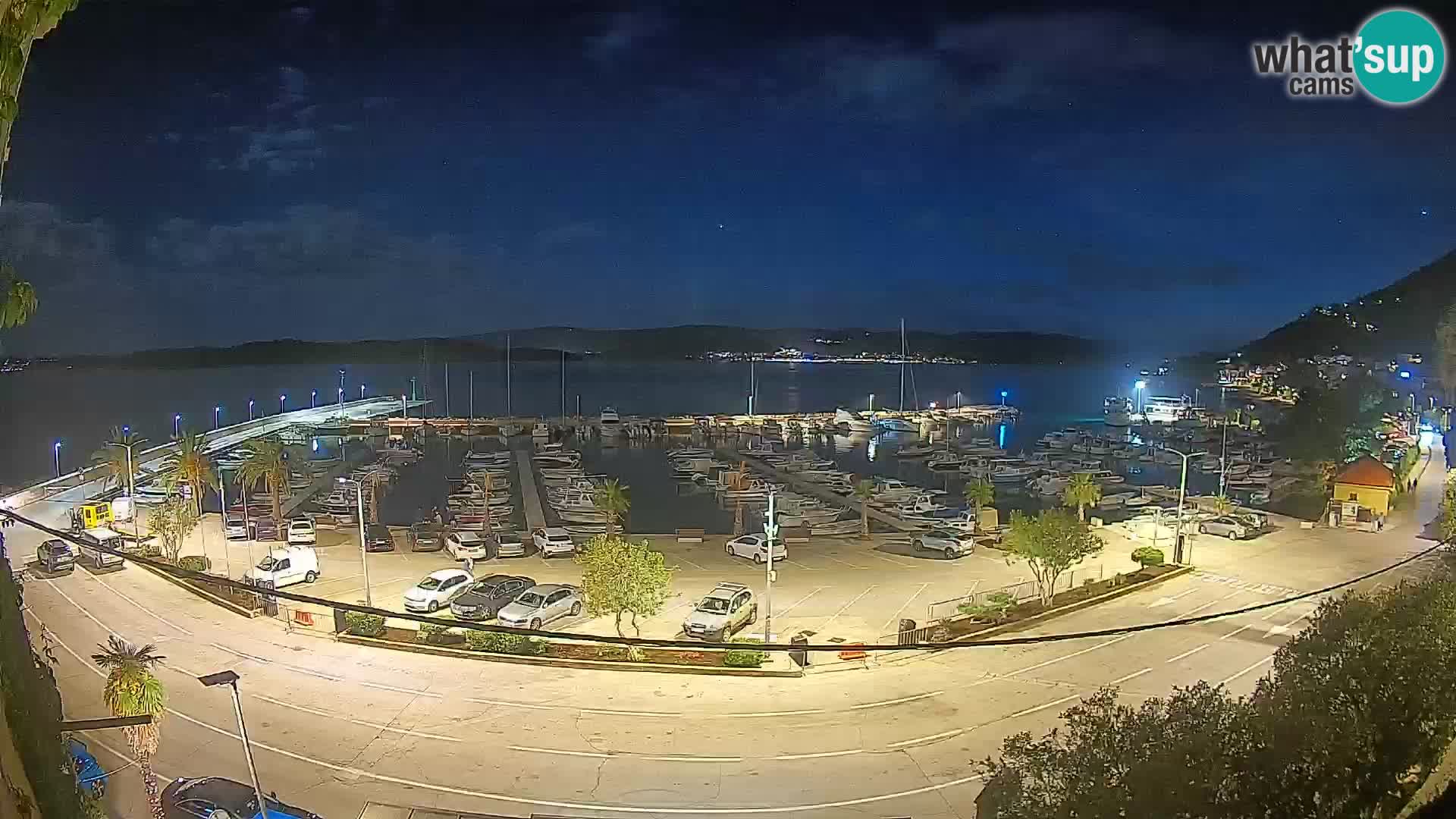 Webcam Orebić Uferpromenade – Fähre nach Korčula Live