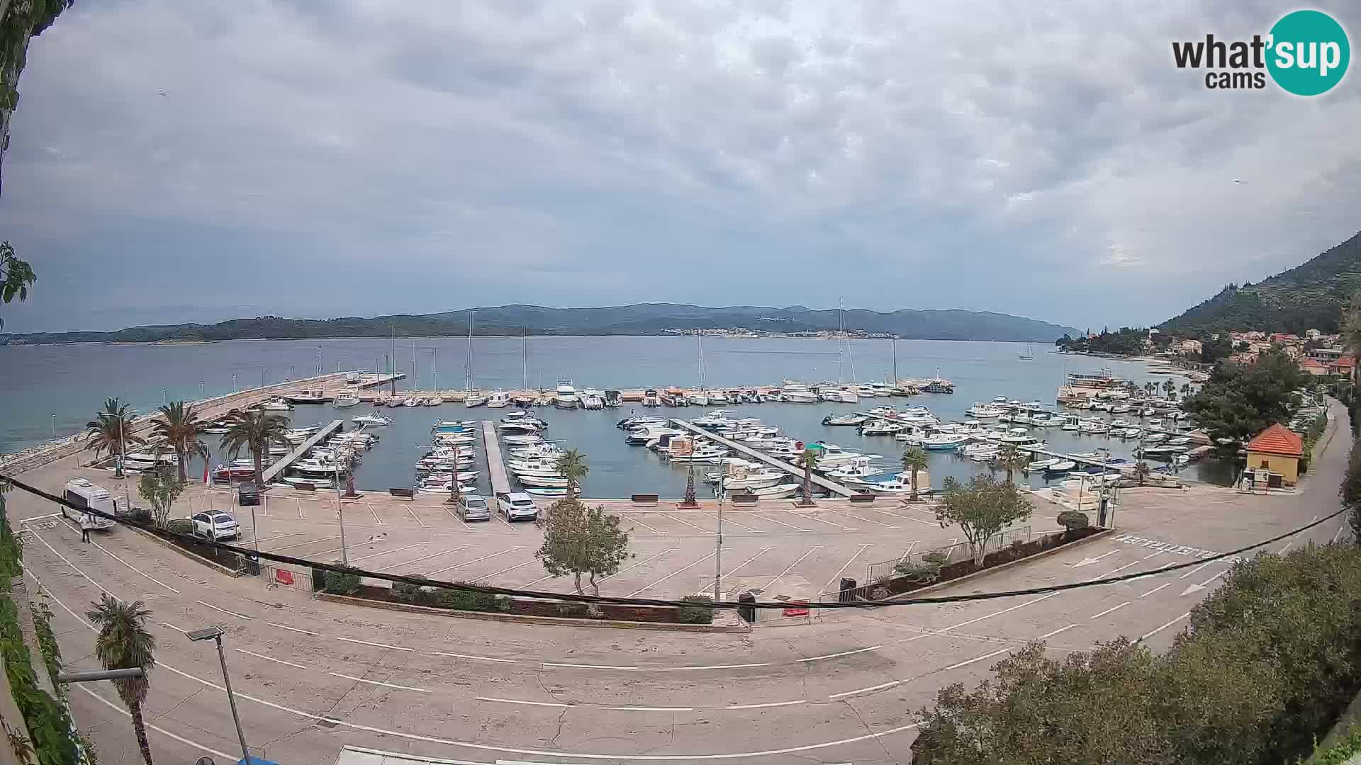 Webcam Orebić Riva – Ferry vers Korčula en direct