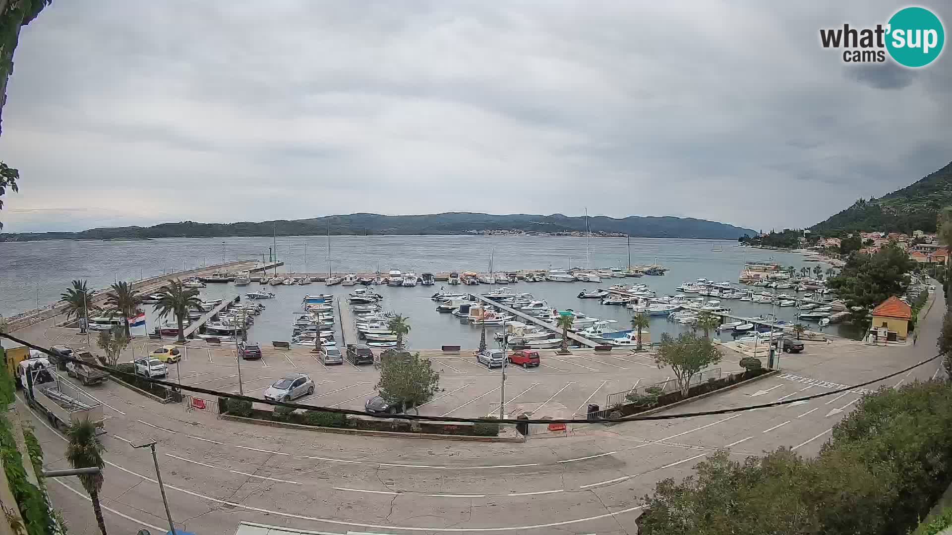 Webcam Orebić Riva – Ferry to Korčula Live
