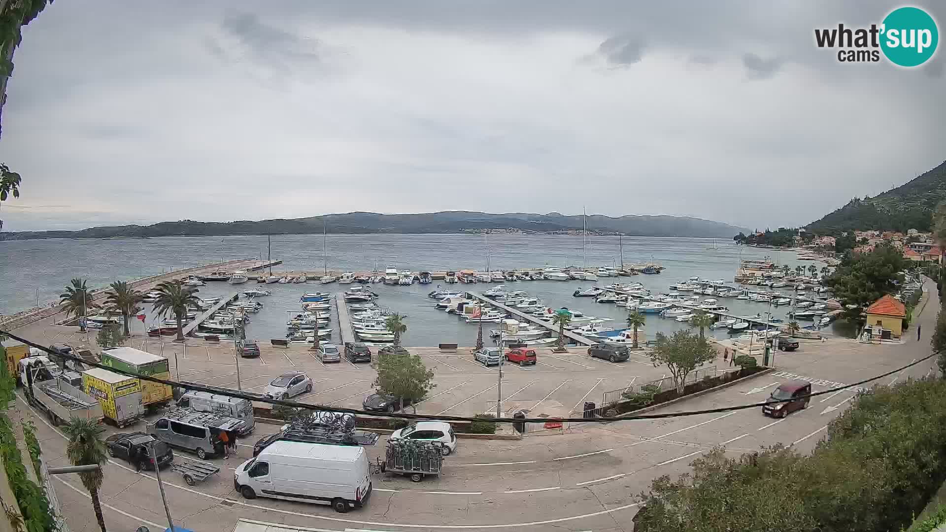 Webcam Orebić Riva – Ferry vers Korčula en direct