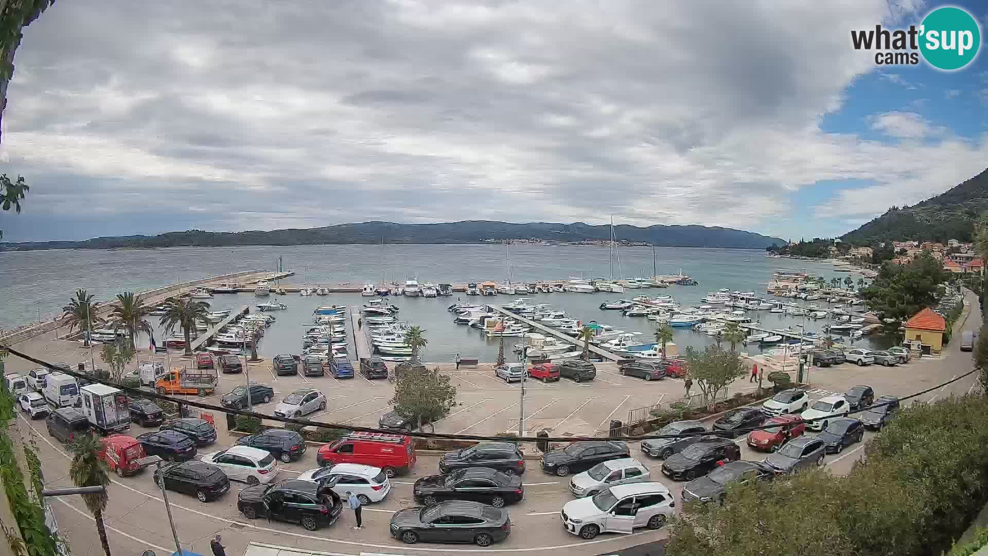 Webcam Orebić Riva – Ferry to Korčula Live