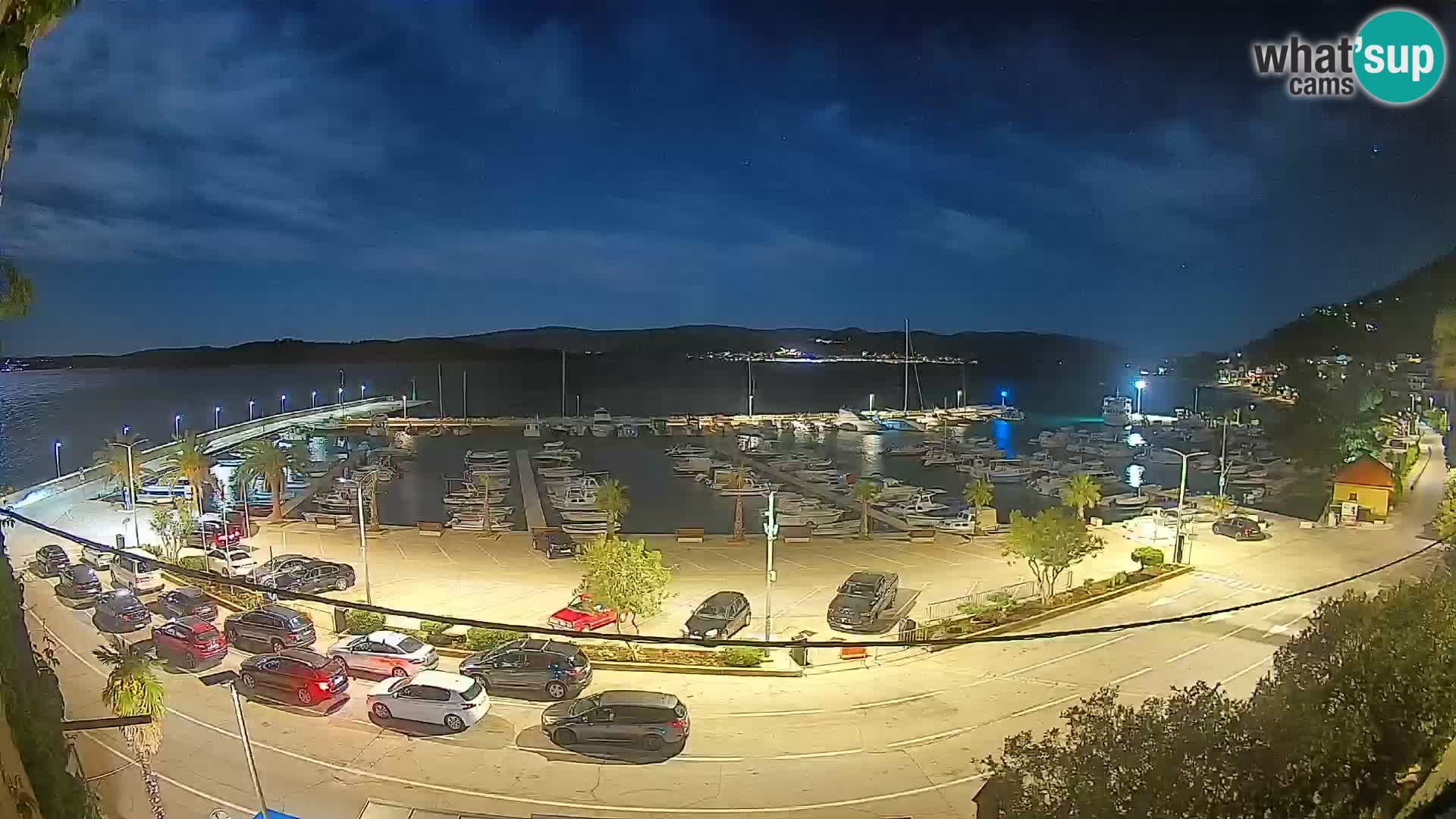 Spletna kamera Orebić Riva – Trajekt za Korčulo v živo