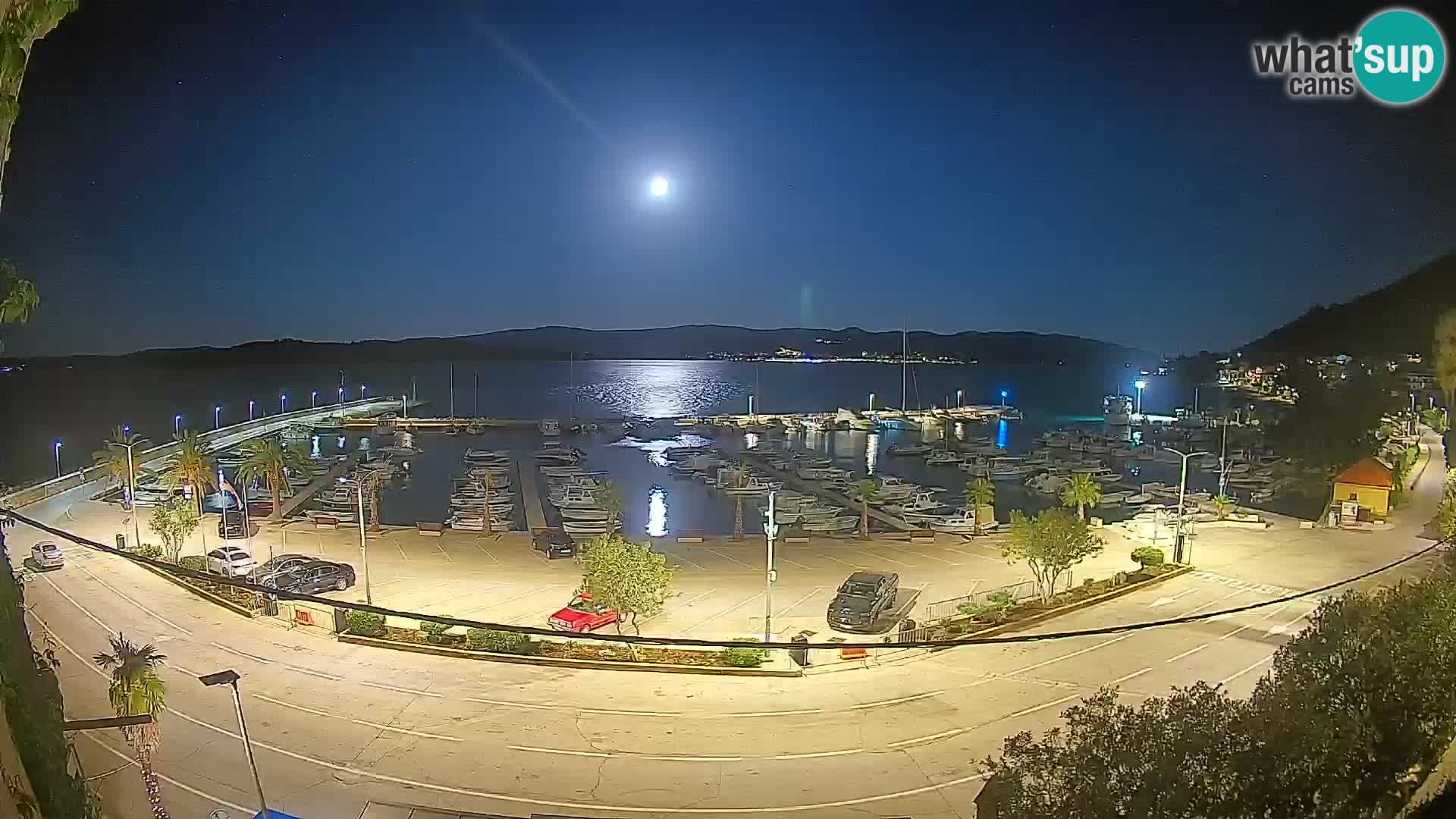 Webcam Orebić Riva – Ferry a Korčula en vivo