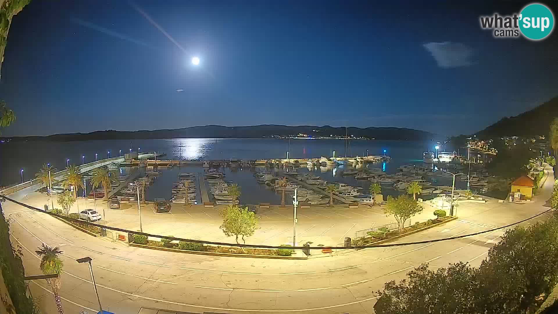 Webcam Orebić Uferpromenade – Fähre nach Korčula Live