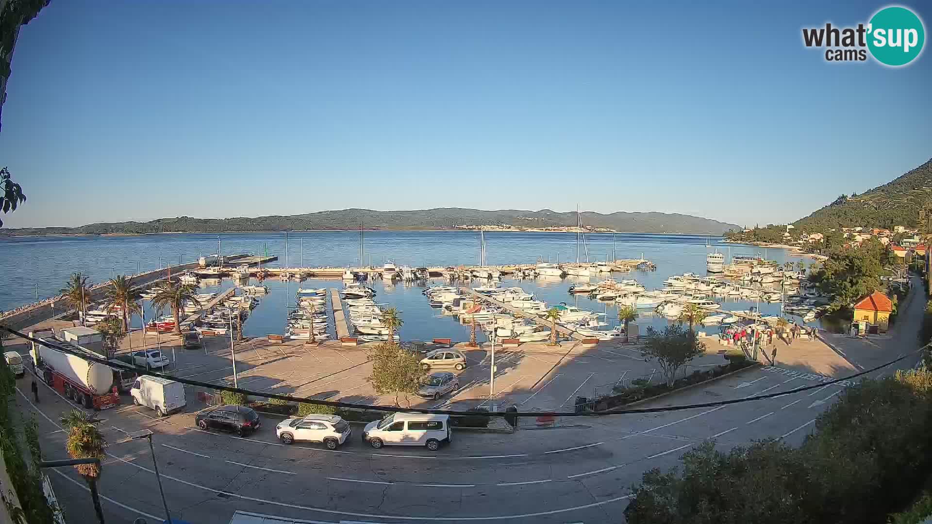 Webcam Orebić Uferpromenade – Fähre nach Korčula Live