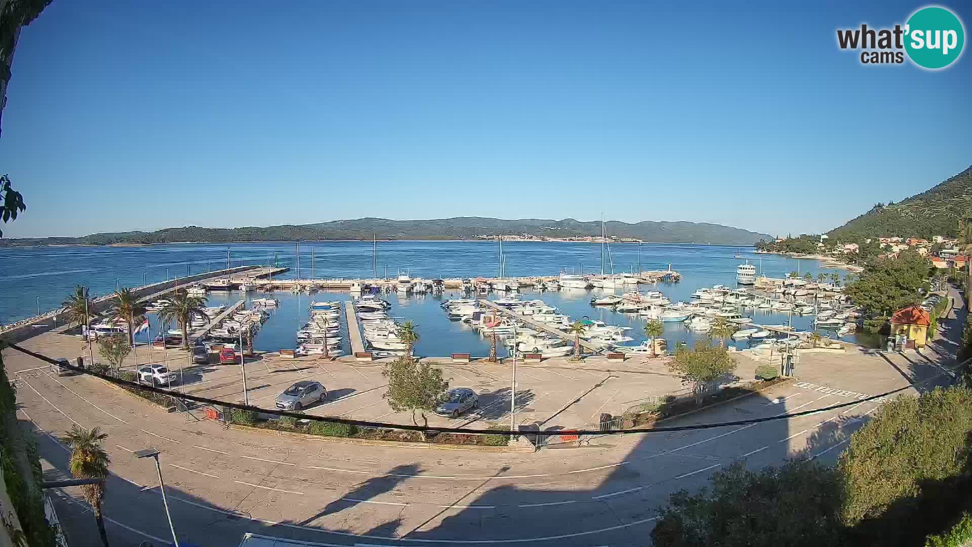 Webcam Orebić Riva – Ferry to Korčula Live