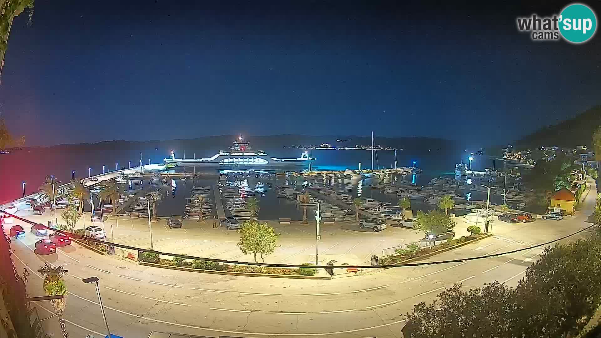 Webcam Orebić Riva – Ferry a Korčula en vivo