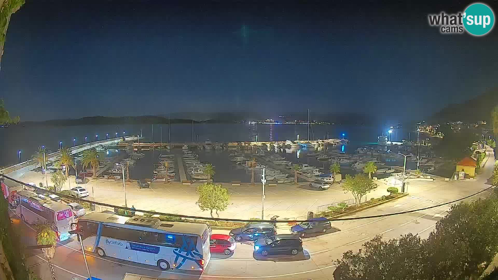 Webcam Orebić Riva – Ferry a Korčula en vivo