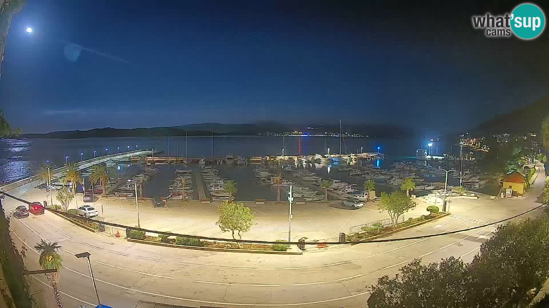 Webcam Orebić Riva – Ferry a Korčula en vivo