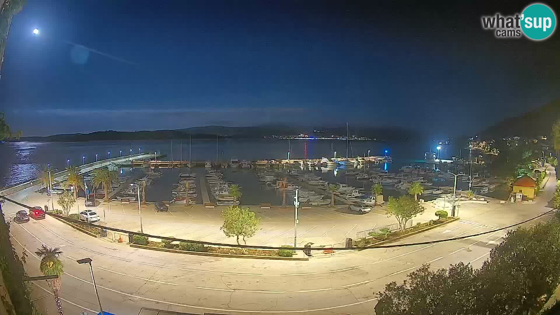 Webcam Orebić Riva – Ferry a Korčula en vivo