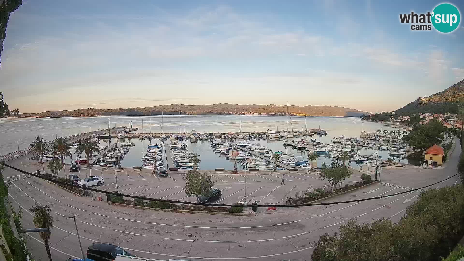 Webcam Orebić Riva – Ferry vers Korčula en direct