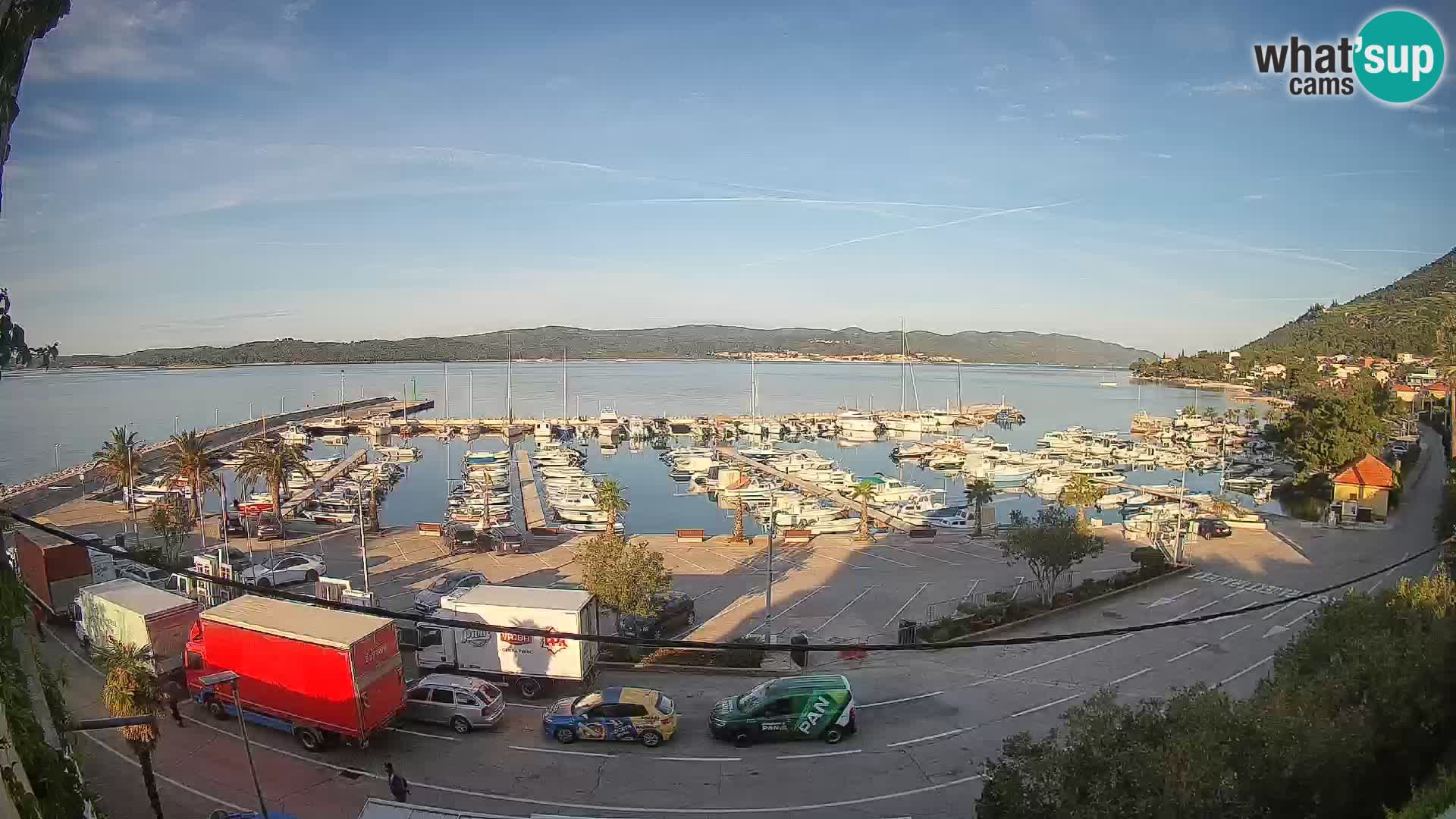 Webcam Orebić Uferpromenade – Fähre nach Korčula Live