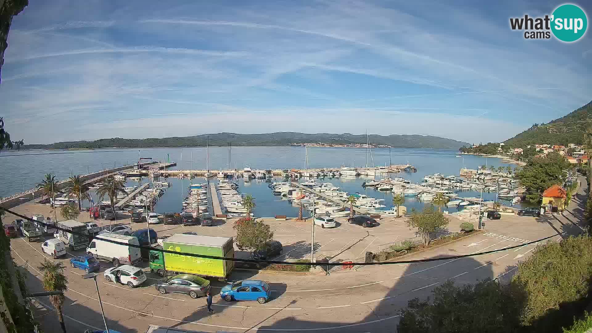 Webcam Orebić Riva – Ferry to Korčula Live