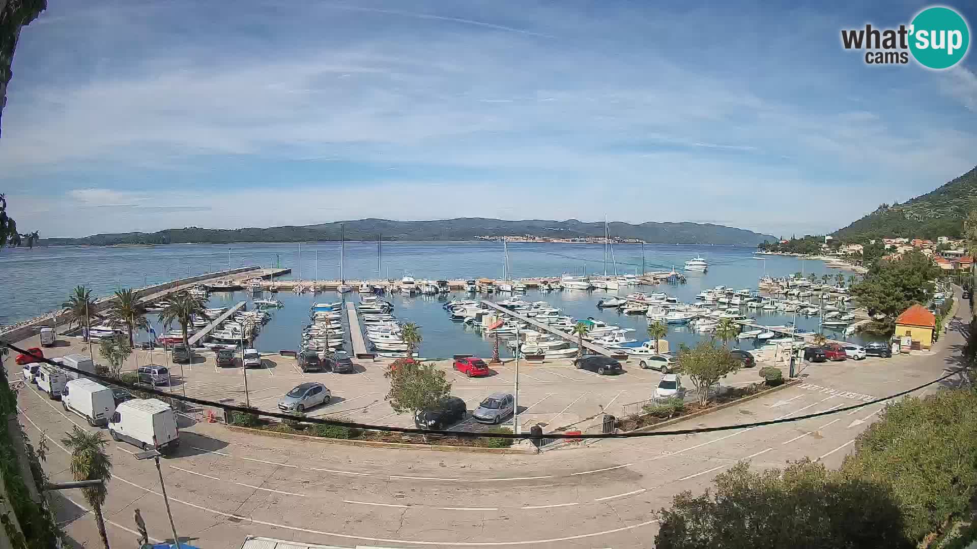 Webcam Orebić Uferpromenade – Fähre nach Korčula Live