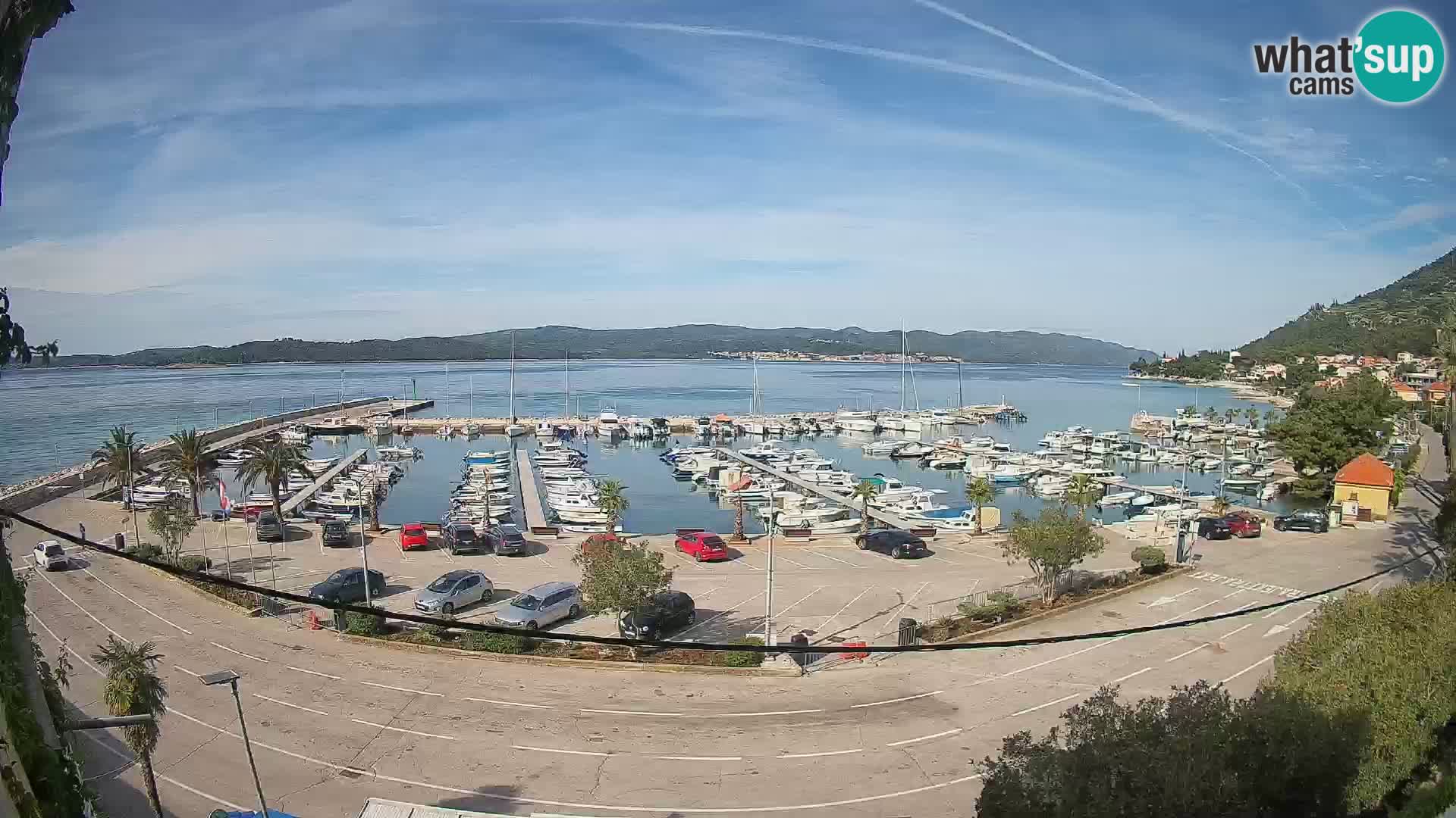 Webcam Orebić Riva – Ferry to Korčula Live
