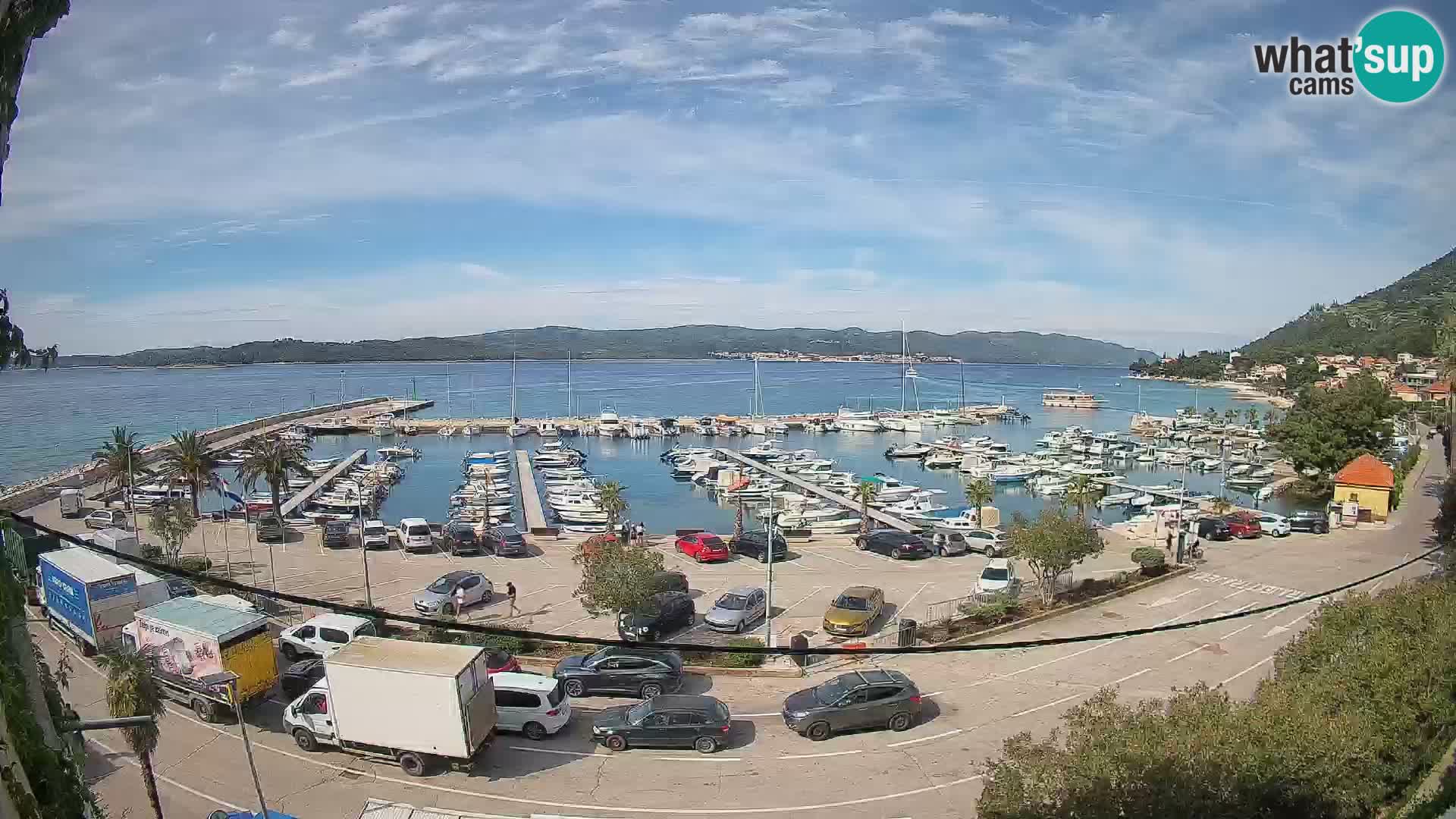 Webcam Orebić Riva – Ferry vers Korčula en direct