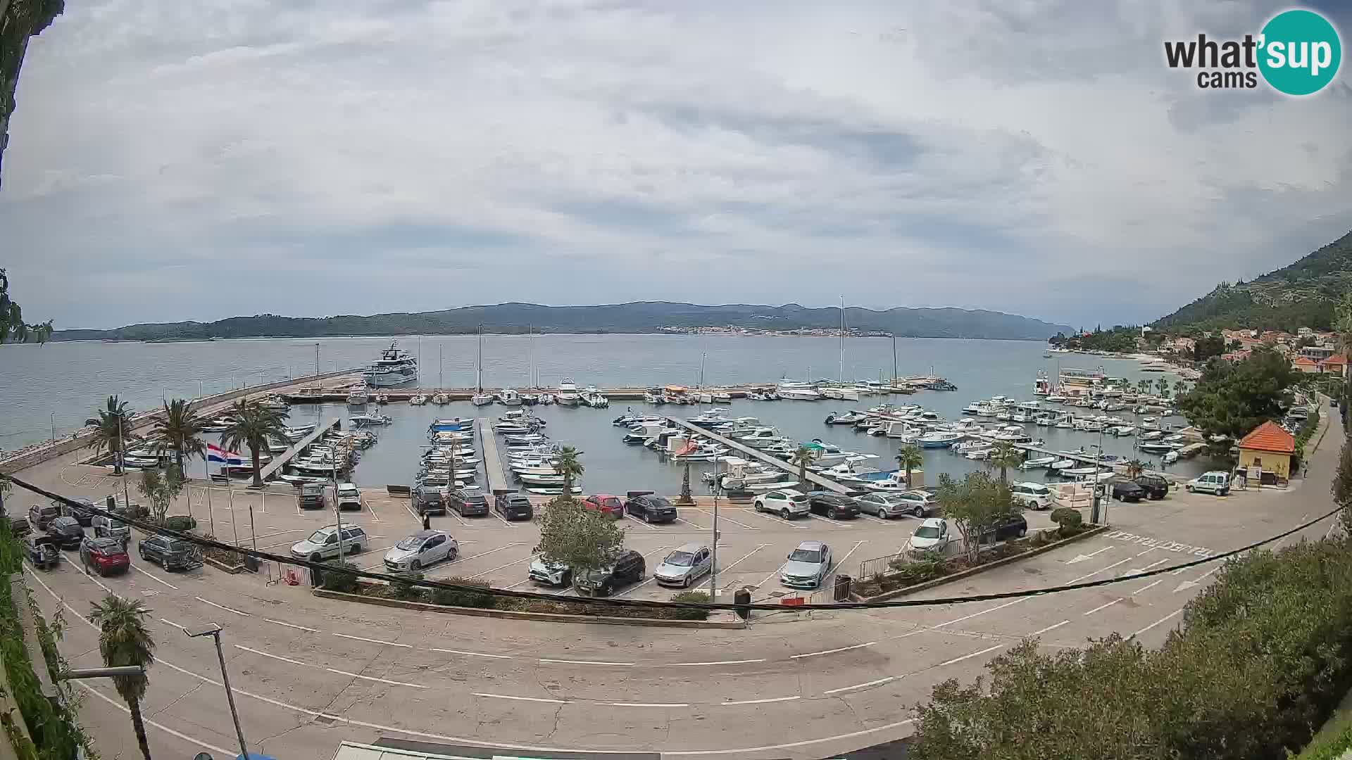 Web kamera Orebić Riva – Trajekt za Korčulu uživo