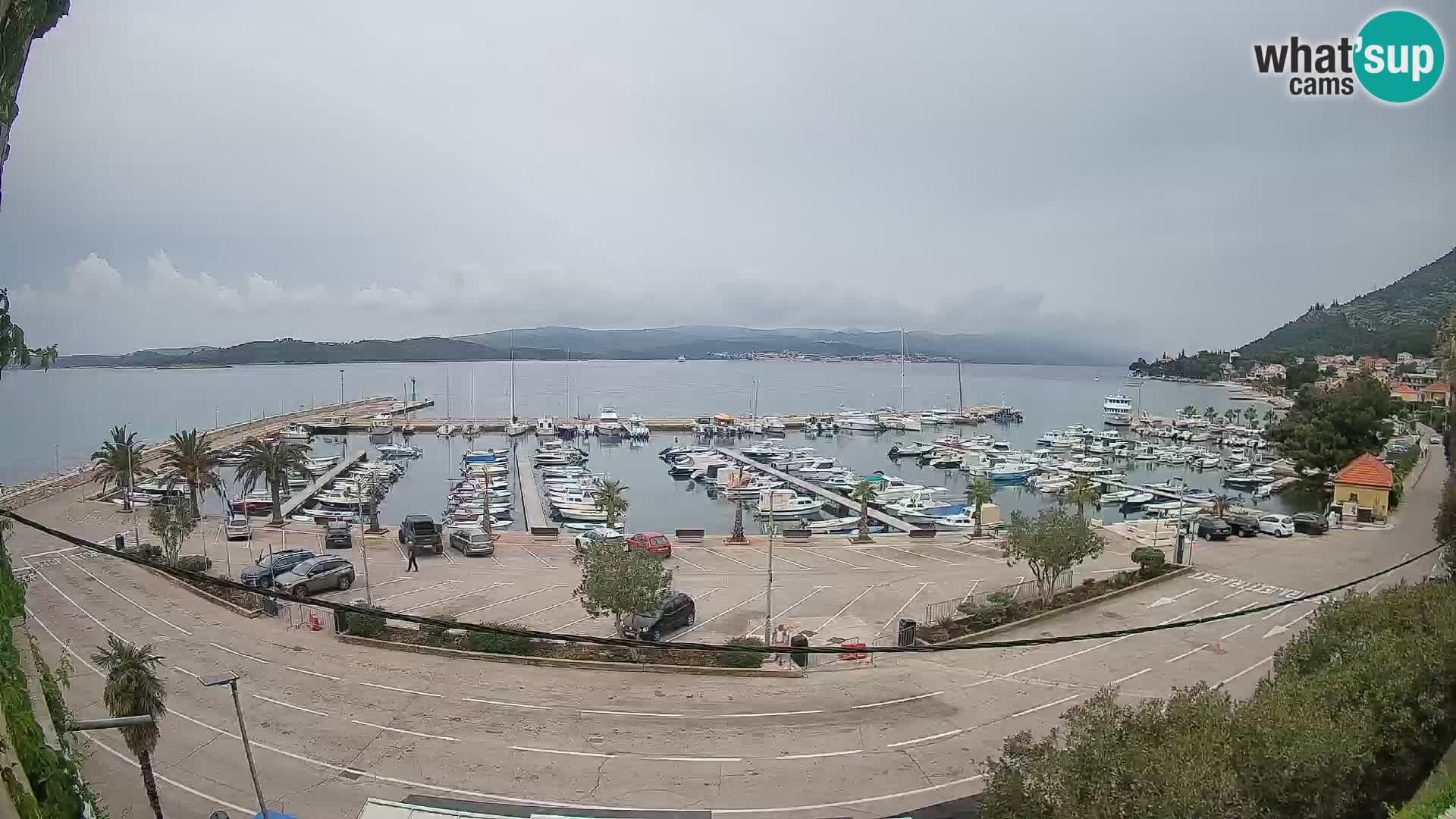Webcam Orebić Riva – Ferry a Korčula en vivo