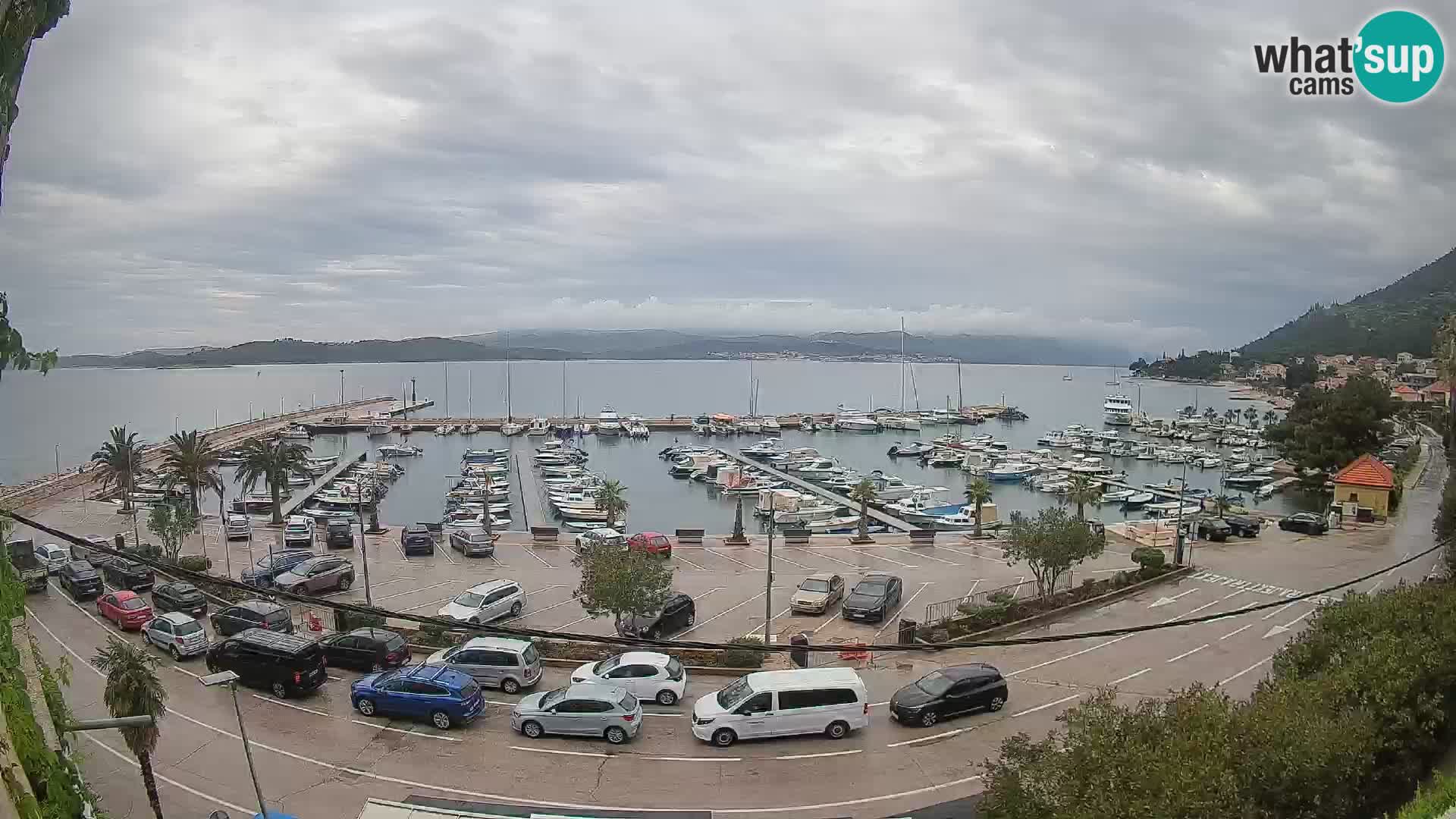 Webcam Orebić Riva – Ferry to Korčula Live
