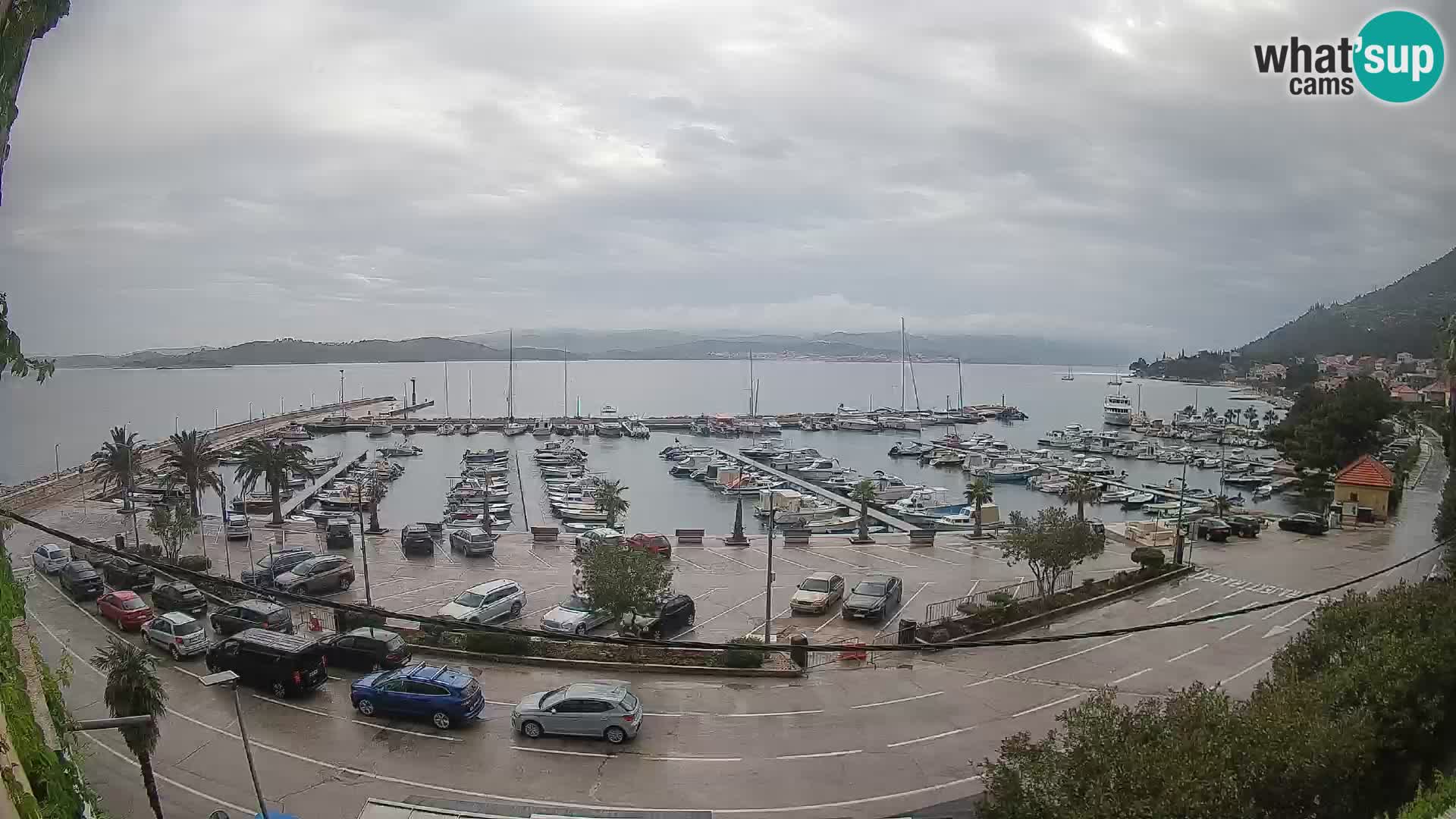 Webcam Orebić Riva – Ferry to Korčula Live