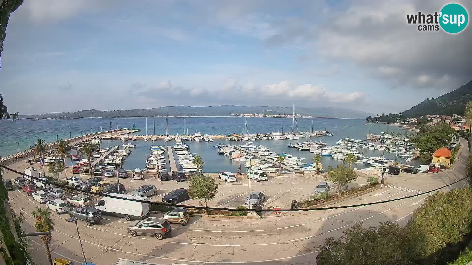 Webcam Orebić Riva – Ferry vers Korčula en direct