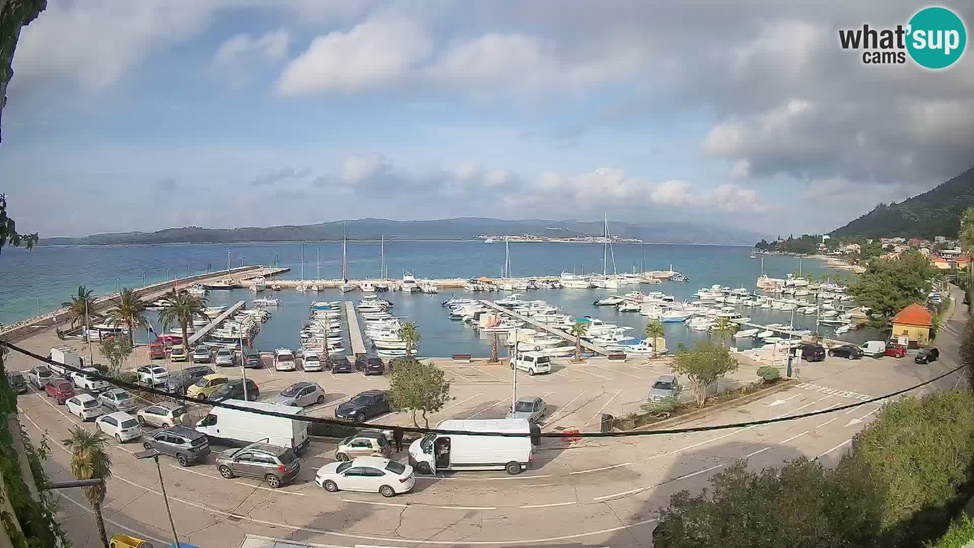 Webcam Orebić Riva – Ferry vers Korčula en direct