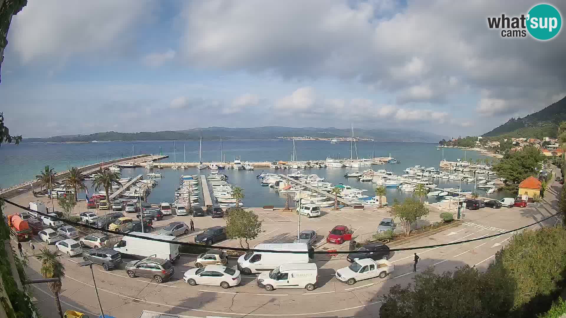 Webcam Orebić Riva – Ferry vers Korčula en direct