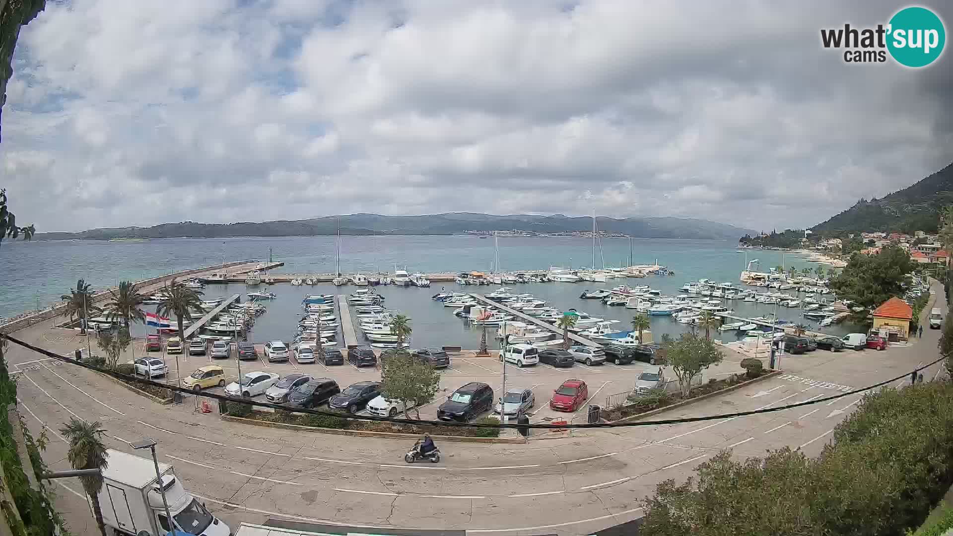 Webcam Orebić Riva – Ferry to Korčula Live