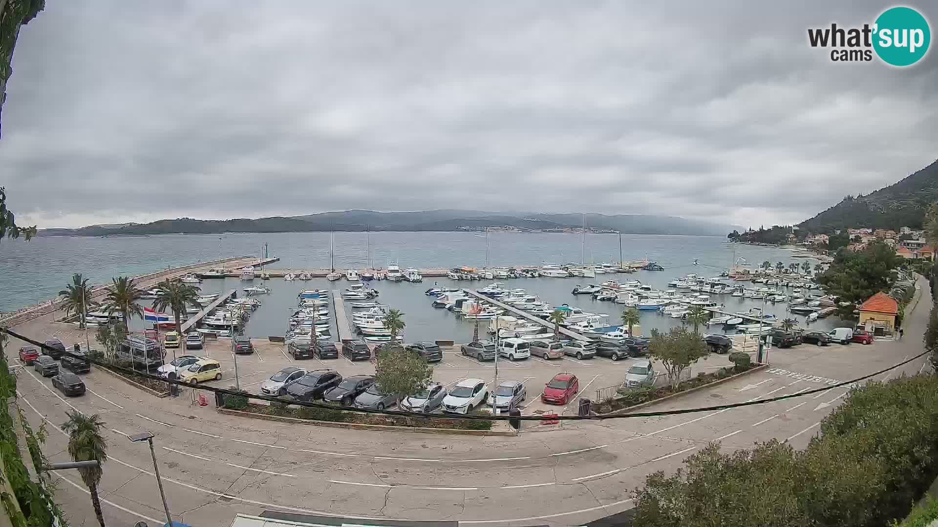 Webcam Orebić Riva – Ferry vers Korčula en direct