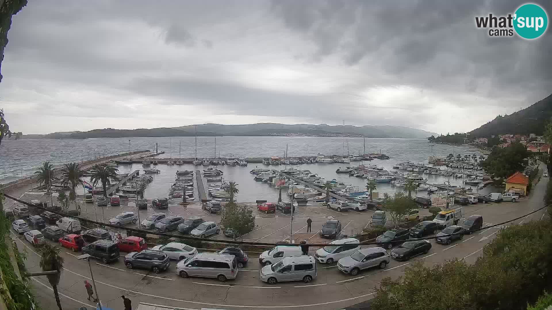 Webcam Orebić Riva – Ferry to Korčula Live